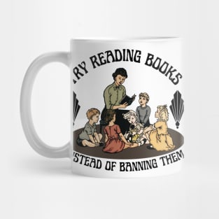 Try Reading Books Mug